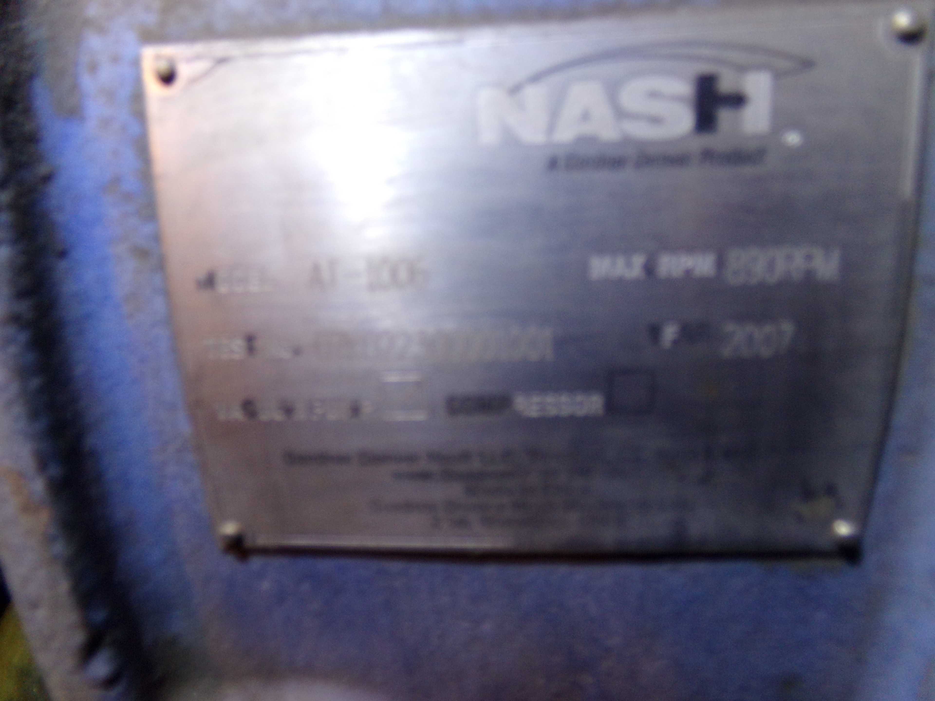2007 NASH AT-1006 VACUUM PUMP - VACUUM PUMP