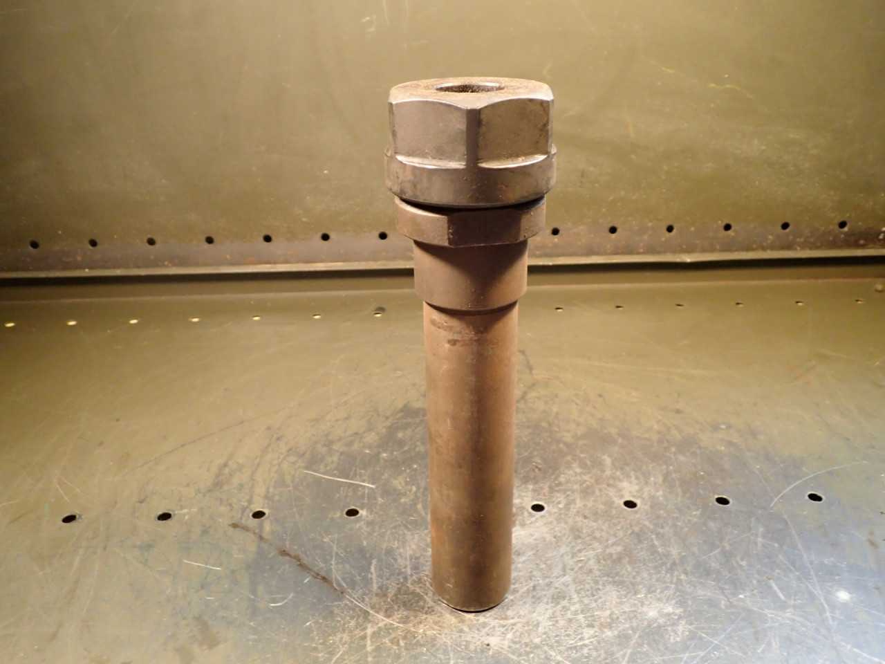 TG-100 Collet Chuck: 9" Long, 1-1/2" Straight Shank, Used in Good Condition - MACHINING ACCESSORIES & TOOLING