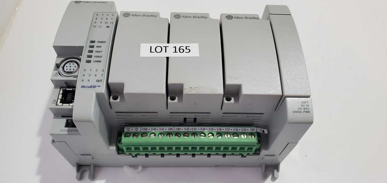 Allen Bradley Micro 830 2080-LC30-24QBB PLC - AUTOMATION & CONTROLS