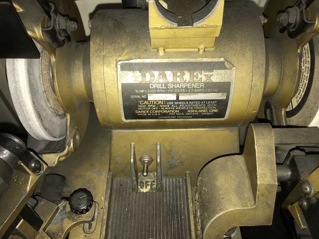 Darex Drill Sharpener - MACHINE TOOLING