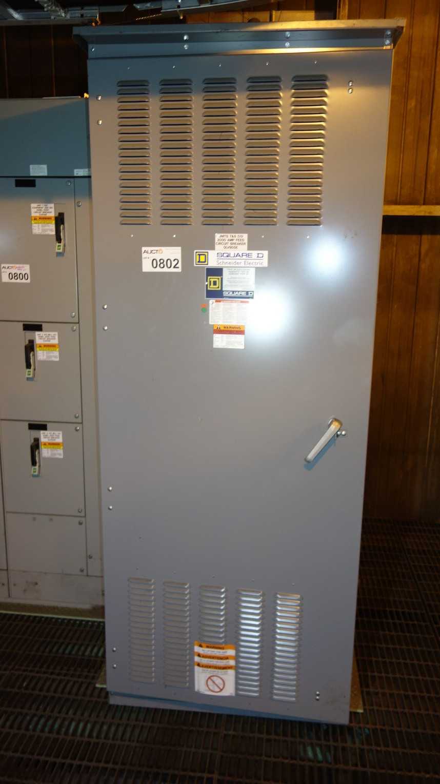 SQUARE D WL9FFR44A9SFFFXXAX 2000A 480V-AC CIRCUIT BREAKER - CIRCUIT BREAKERS
