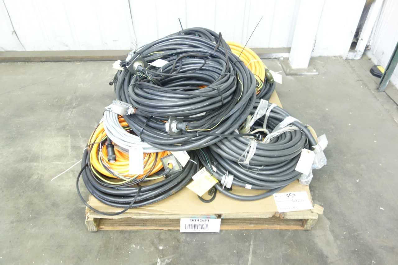 PALLET OF ASSORTED CORDSET CABLE ASSEMBLIES - INDUSTRIAL PARTS