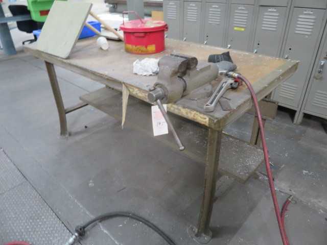 Table with Vise - MATERIAL HANDLING