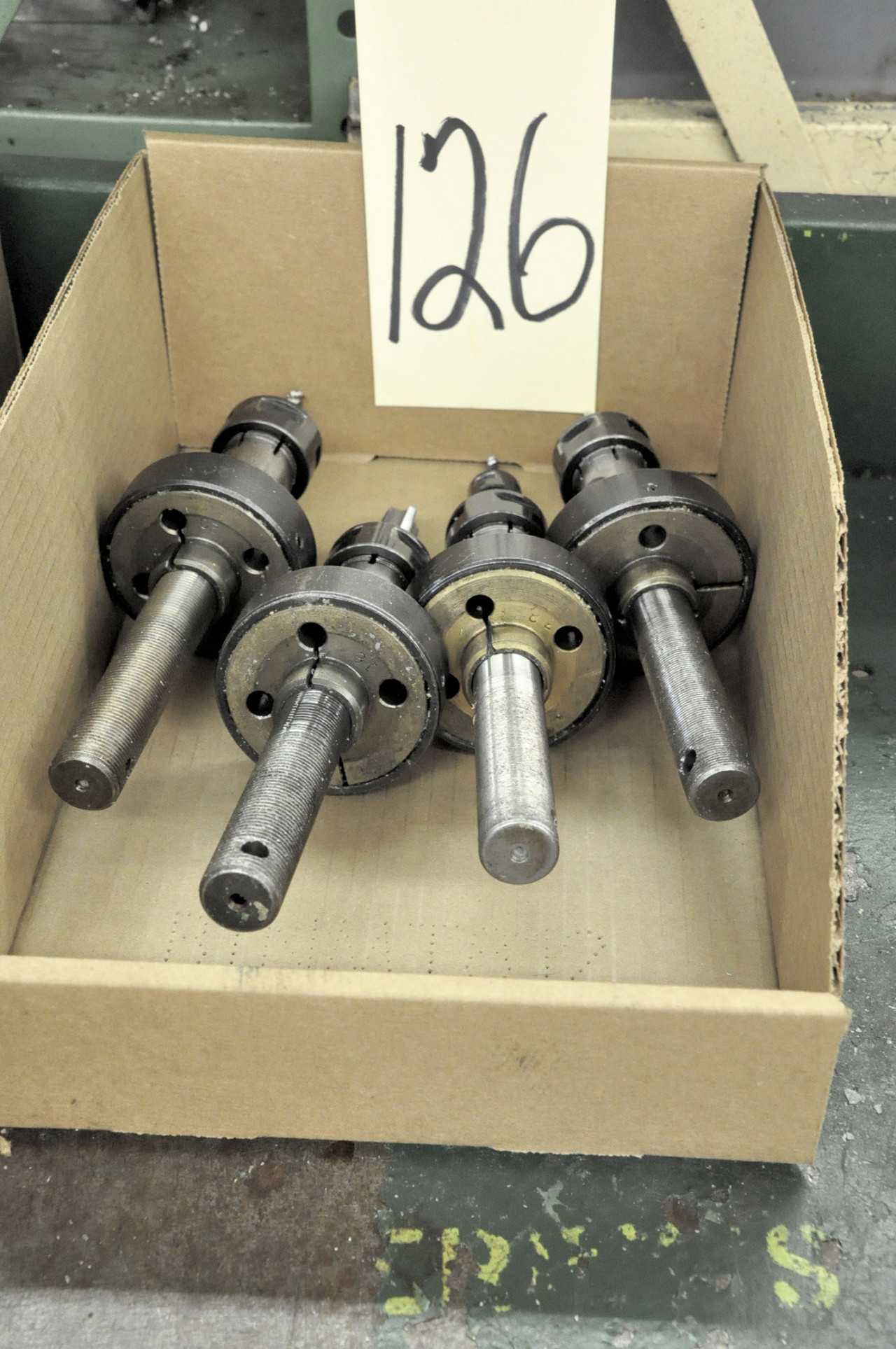 Lot-(4) Lead Screws with Tap Holders in (1) Box - ELECTRIC POWER TOOLS