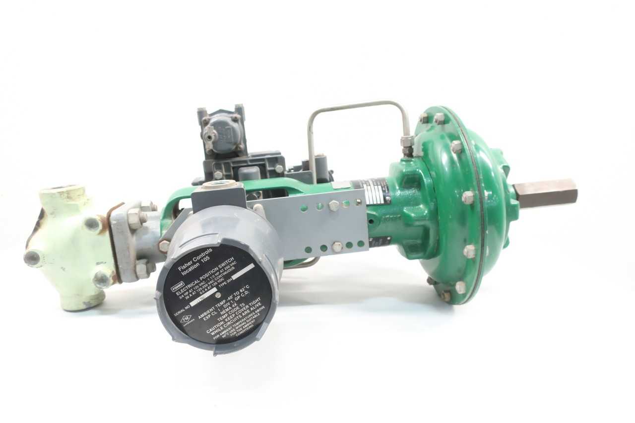 FISHER EZ PNEUMATIC 667 600 STEEL THREADED DVC5010 3/4IN NPT CONTROL VALVE - CONTROL VALVE