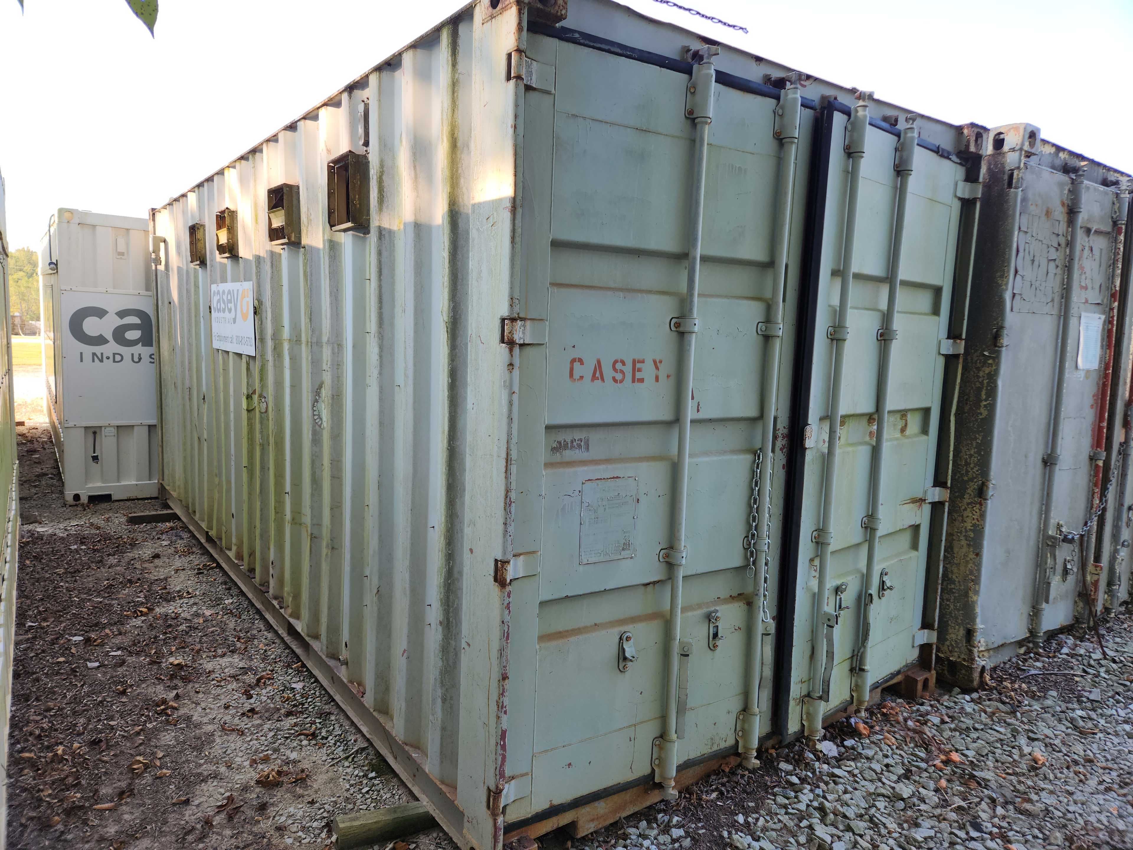 20' CONNEX WITH 4 WELD TEST BOOTHS - TOOL STORAGE