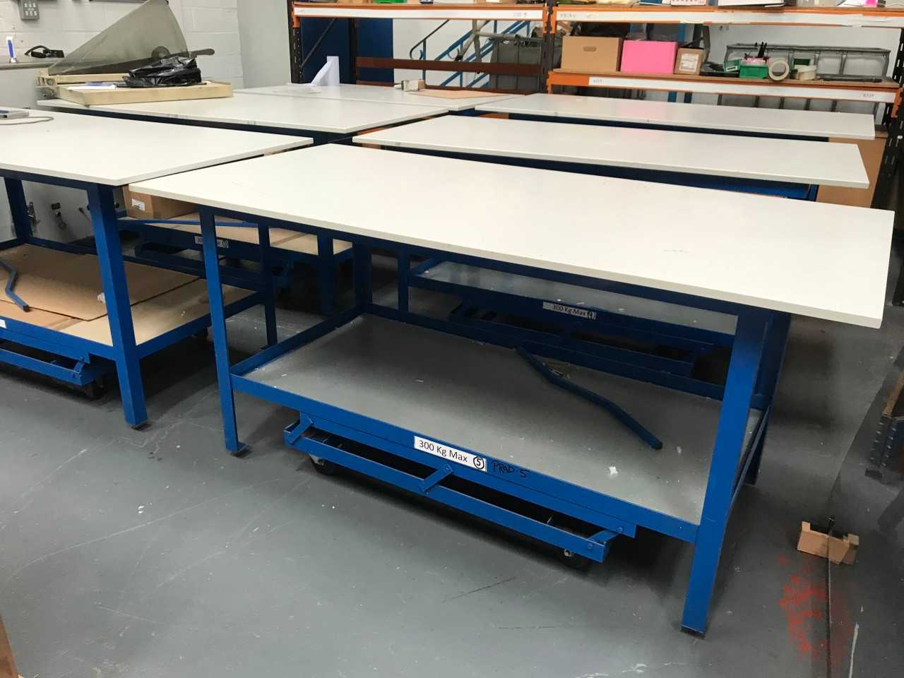 Work Bench/Tables x8 - PLANT & FACILITY
