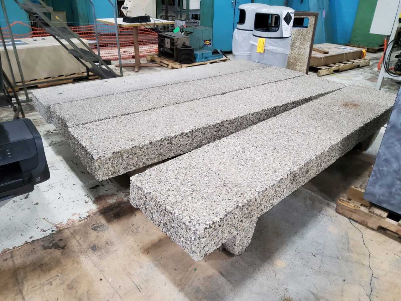 Cement Benches - quantity of (4) - ELECTRIC POWER TOOLS