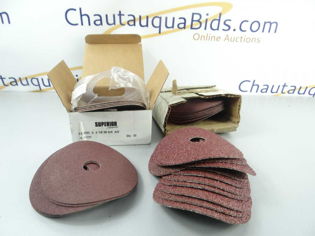 Large Lot of NEW Assorted Abrasive Fibre Discs - GRINDING WHEELS