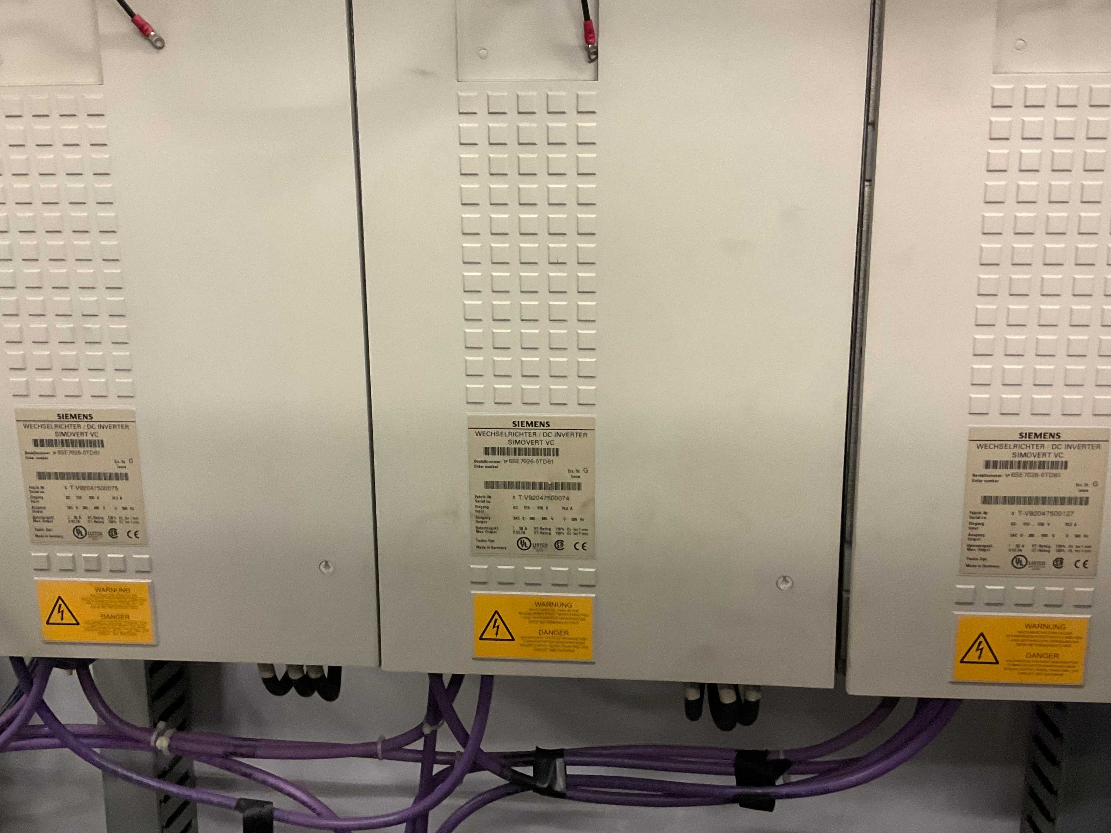 QTY 9 - SIEMENS MOTOR CONTROL CABINETS - CONTROL CABINETS