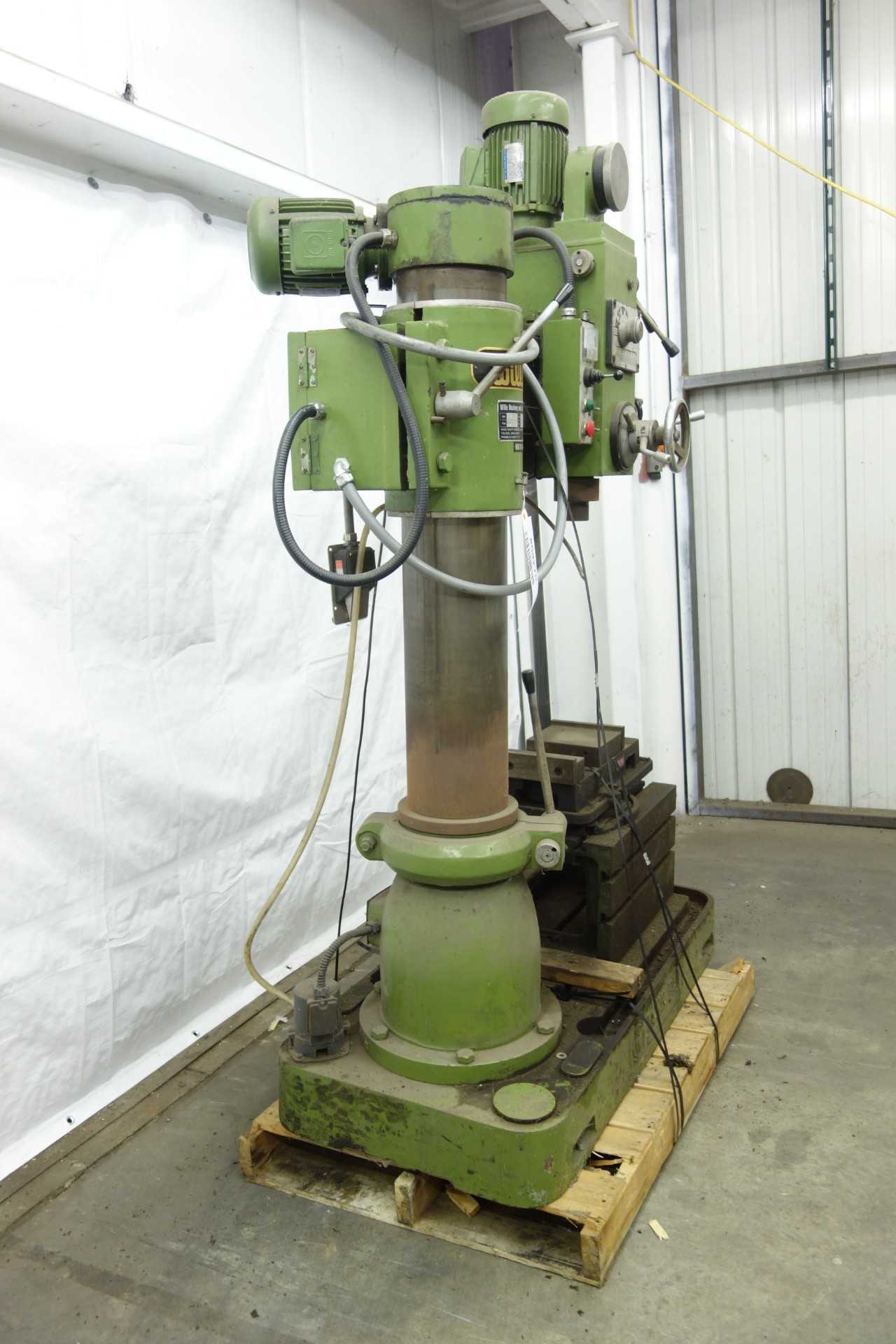 WILLIS TF750 RADIAL DRILL WITH BOX TABLE - RADIAL ARM DRILLING MACHINES