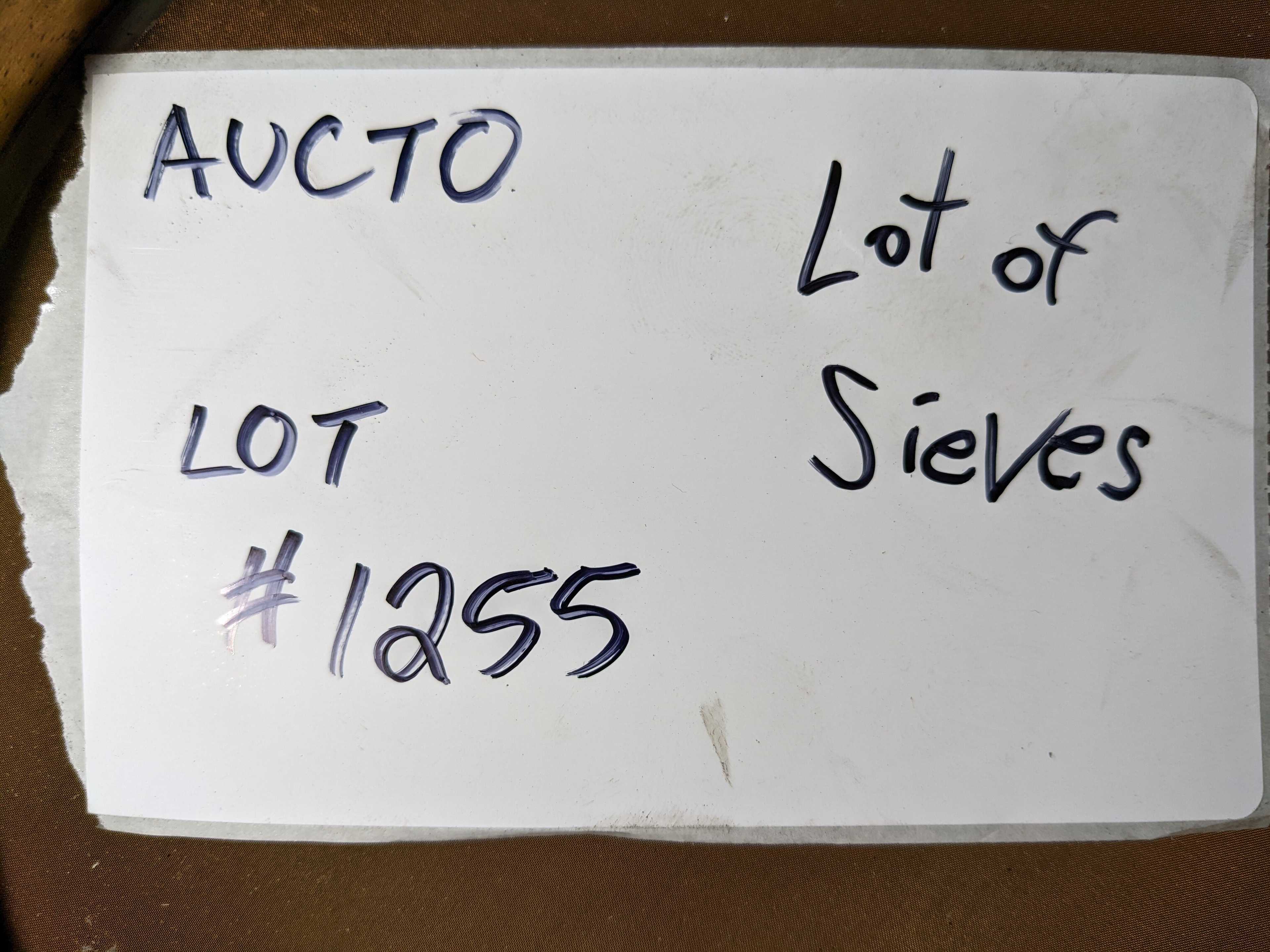 LOT OF SIEVES - PROCESS EQUIPMENT