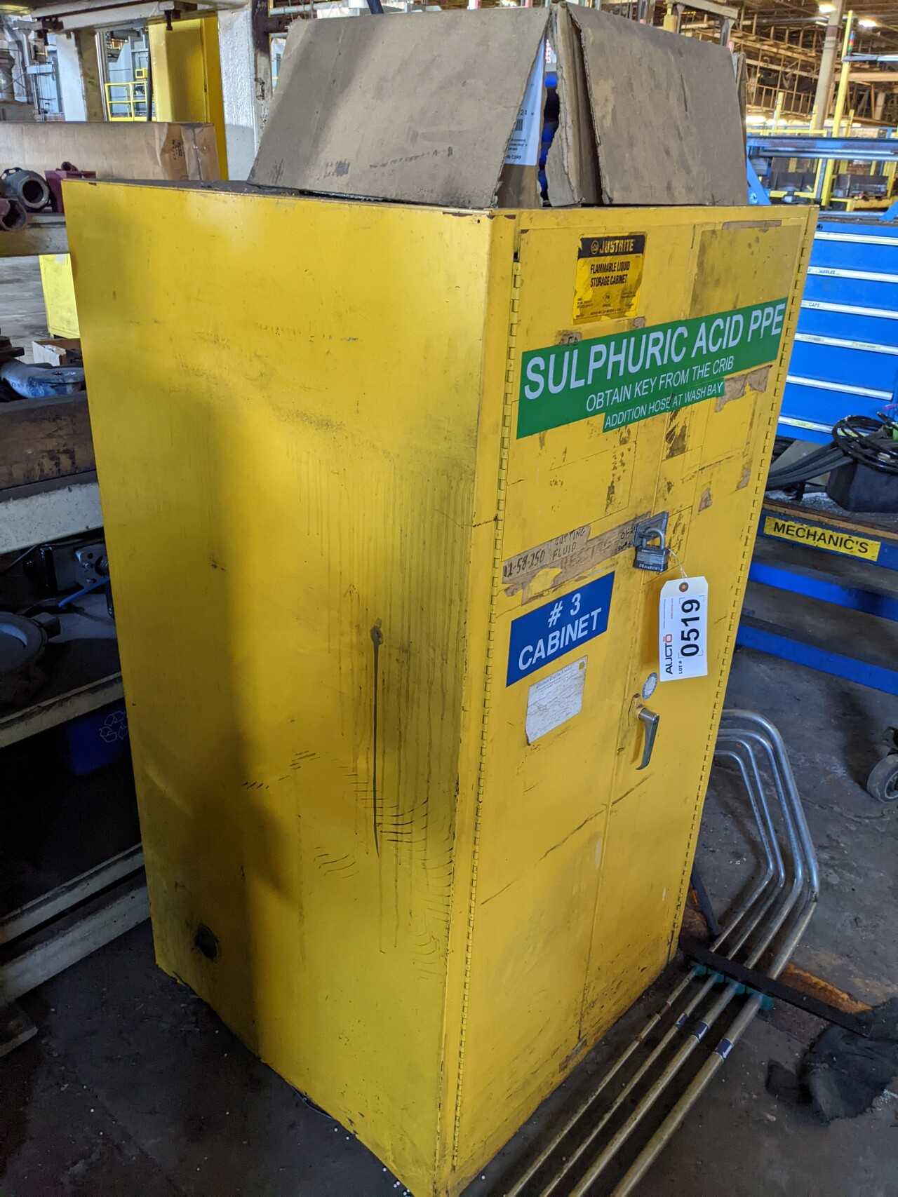 JUSTRITE 25600 FLAMMABLE STORAGE CABINET - TOOL STORAGE