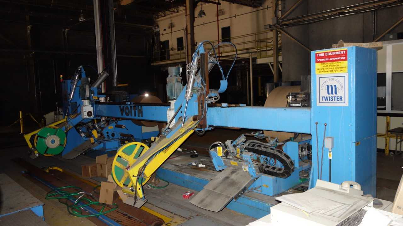 VOITH SULZER 231 02 510 40R/H PAPER ROLL TWISTER - PULP & PAPER