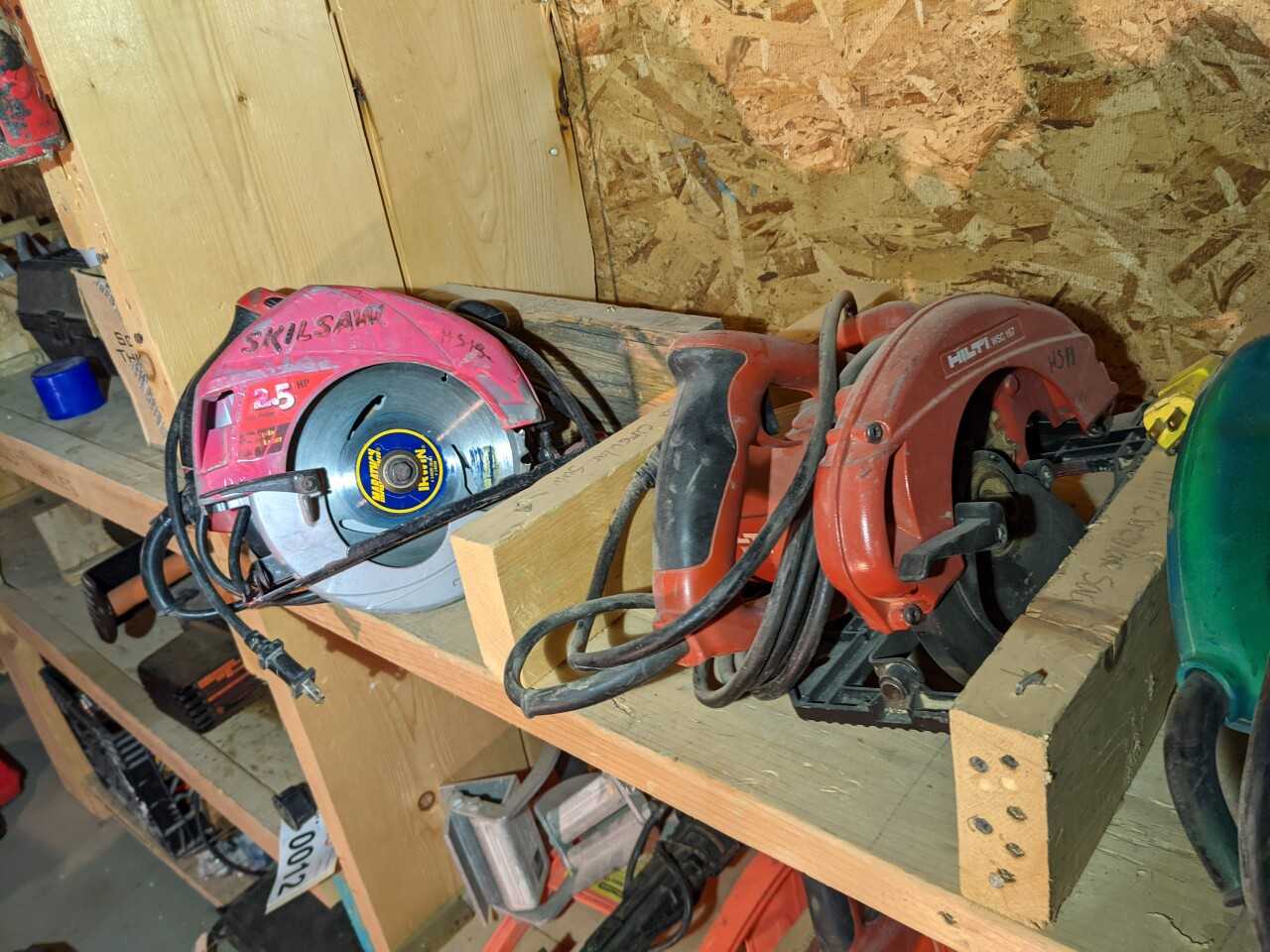 Lot of 4 Circular Saw - ELECTRIC POWER TOOLS
