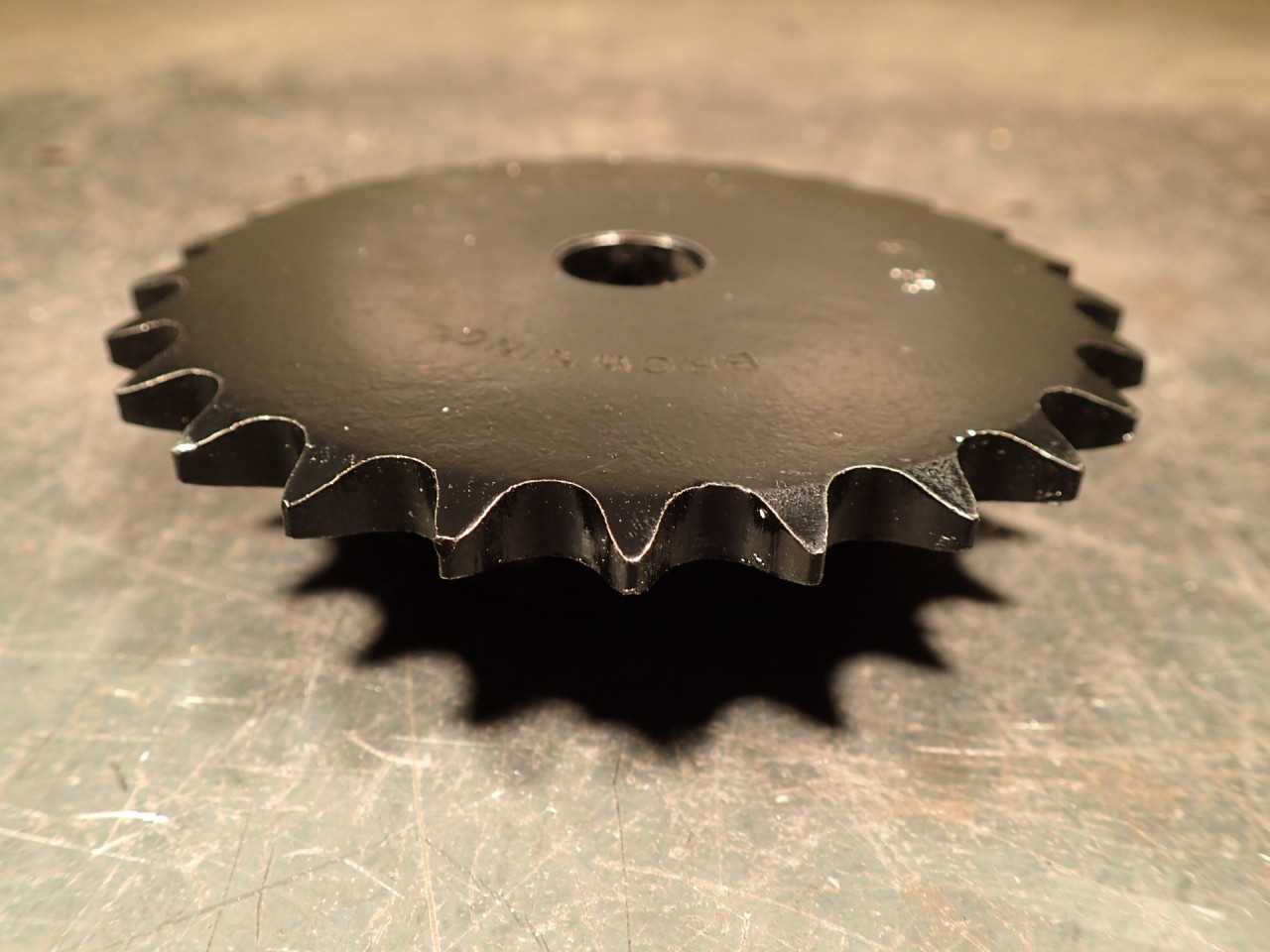 Browning 40B25 #40 Chain Sprocket: 25-Tooth, 4-1/4" OD, 5/8" Bore, USA, NOS - ROLLER CHAIN