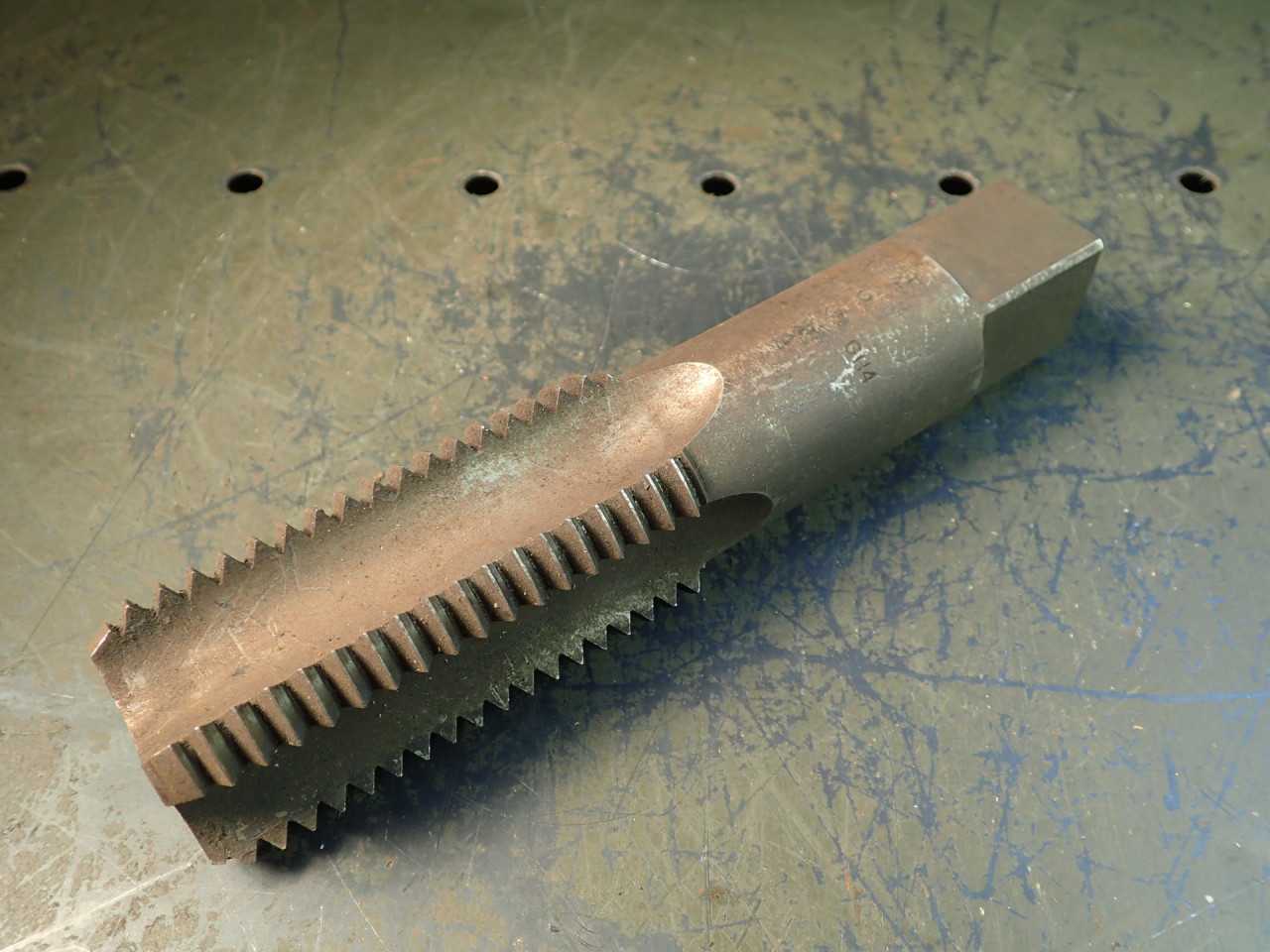 Morse 1-1/2" -6 NC Bottoming Hand Thread Tap 4-Flute 3" Long Flutes Made in USA - MACHINING ACCESSORIES & TOOLING