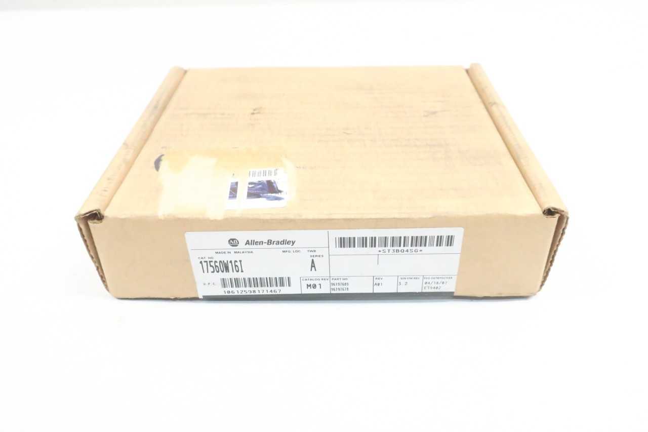 NEW ALLEN BRADLEY 1756-OW16I CONTROLLOGIX OUTPUT MODULE REV M01 SER A - AUTOMATION & CONTROLS