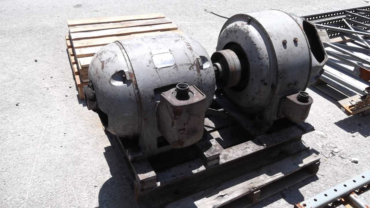 50 HP 1800 RPM 405Z Frame GE Motor Generator Set - ELECTRIC MOTORS