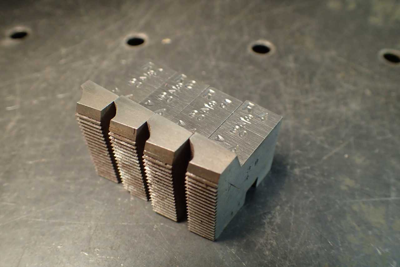 3/4" -20 NS Standard Thread Threading Chasers for Geometric 3/4"-D Die Head - MACHINING ACCESSORIES & TOOLING