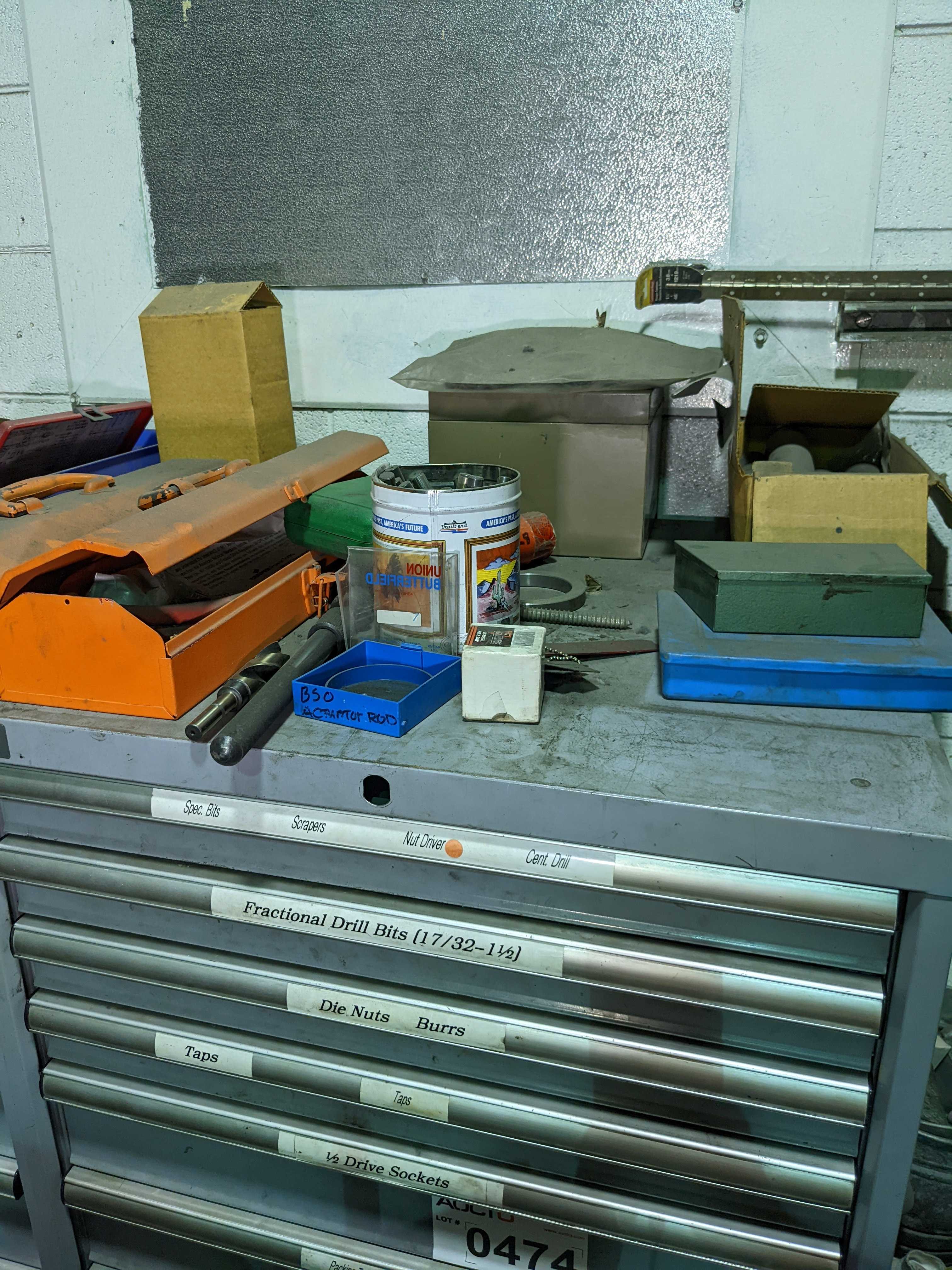 CABINET AND CONTENTS - ELECTRIC POWER TOOLS