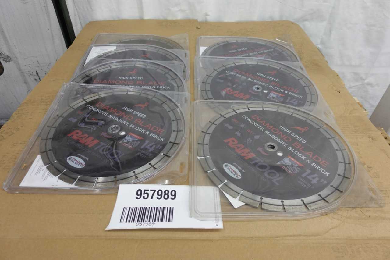LOT OF 7 RIDGID 85261 HIGH SPEED SAW BLADES - ELECTRIC POWER TOOLS