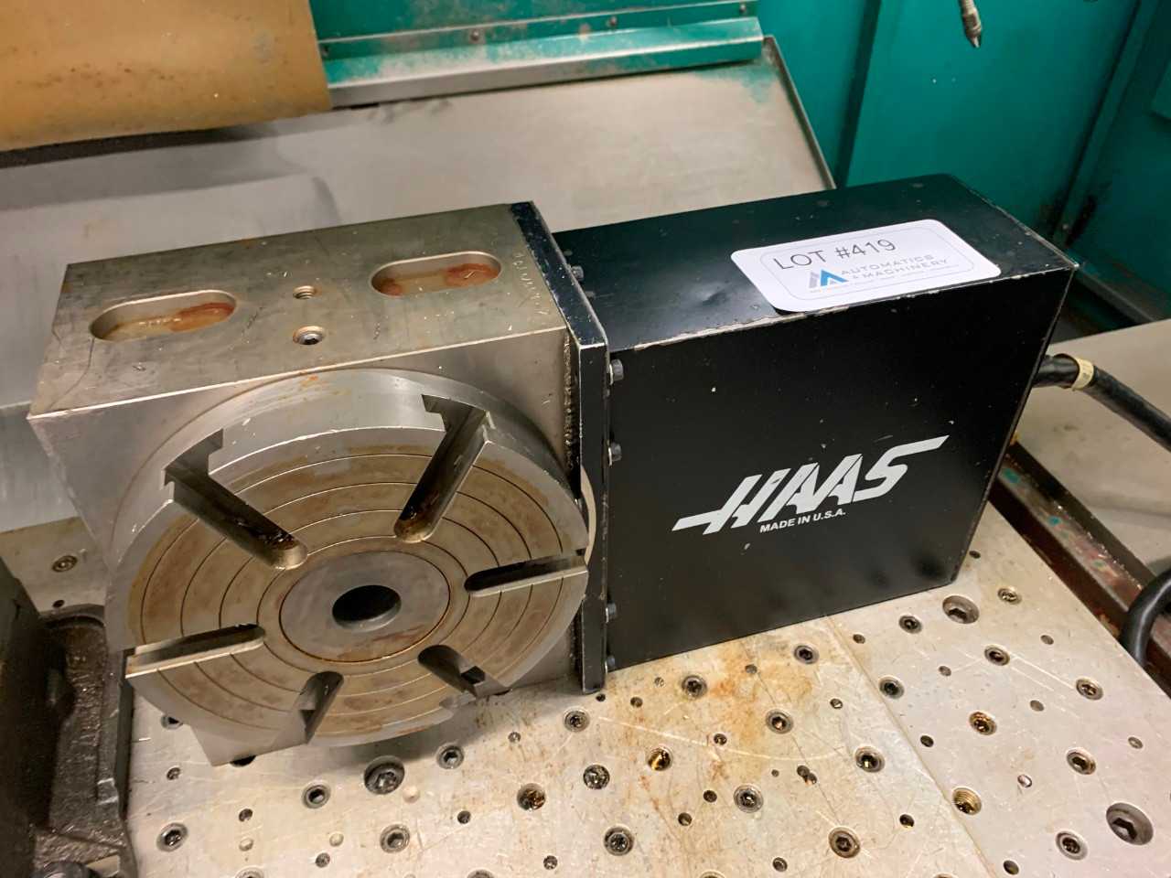 Haas 4th Axis Rotary Table w/ Servo Control - MACHINING ACCESSORIES & TOOLING Haas 4th Axis Rotary Table w/ Servo Control - MACHINING ACCESSORIES & TOOLING