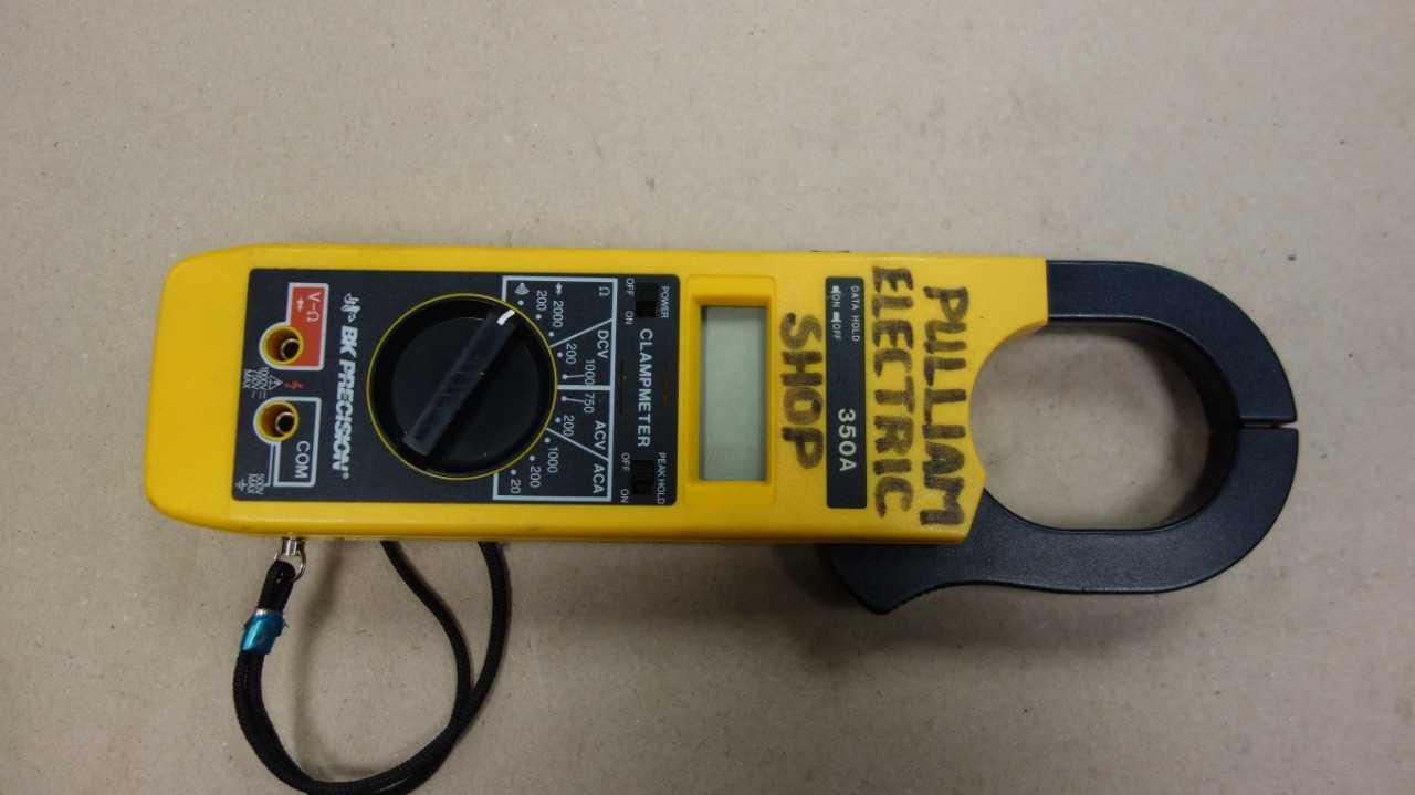 BK PRECISION 350A DIGITAL CLAMP METER - ELECTRIC POWER TOOLS