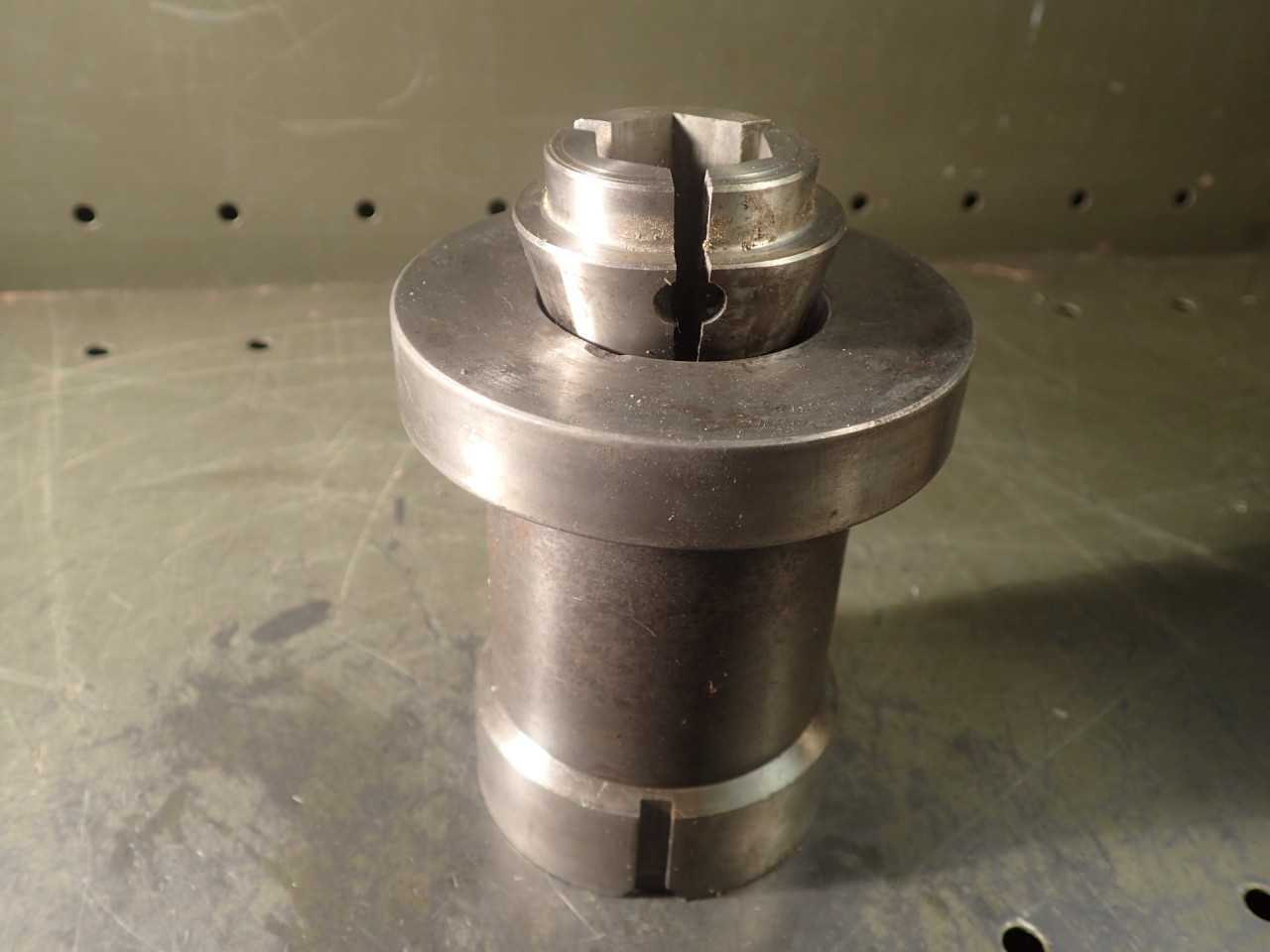 Brown & Sharpe #22 (#3) Collet Chuck Sleeve 3.7" Lg OD 4.255" Long 2.913 Tail OD - MACHINING ACCESSORIES & TOOLING