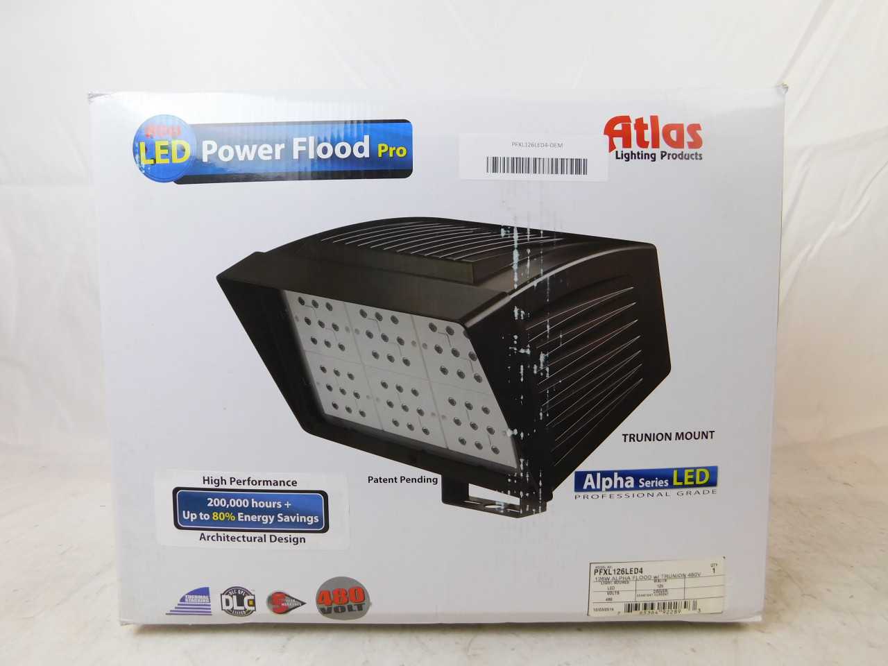 Atlas PFXL126LED4 Lighting Fixture LED Lamp 480VAC 126 Watts - LIGHTING