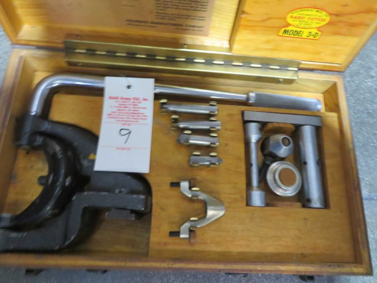 Holdridge Mfg. Model 3-D Radii Cutter - MACHINING EQUIPMENT