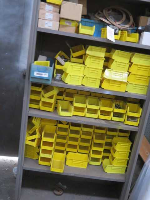 Cabinet with contents and all boxes and contents shown - MISCELLANEOUS