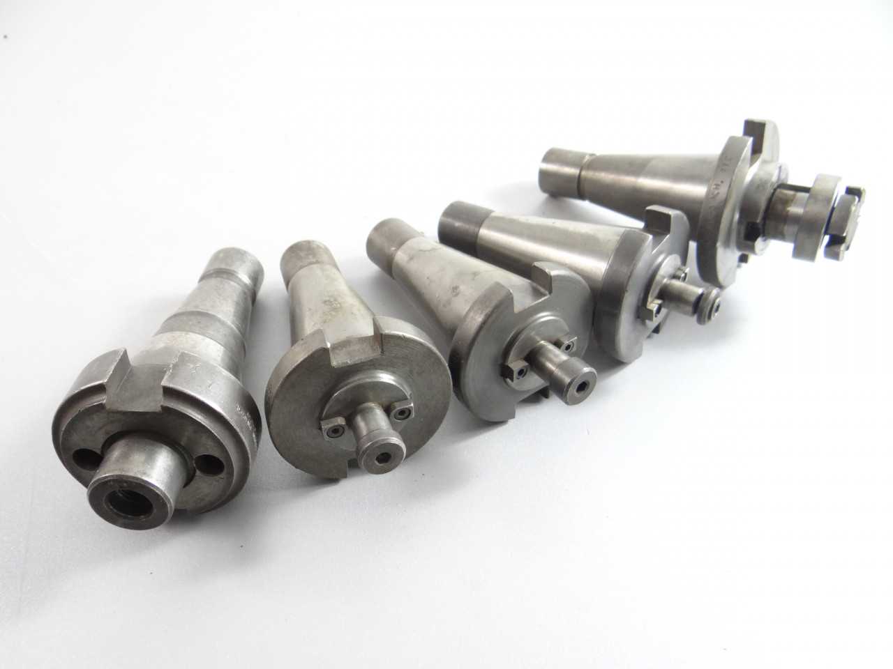 5PC Lot of NMTB40 Milling Arbors Scully Jones OK Tool Devlieg - MISCELLANEOUS