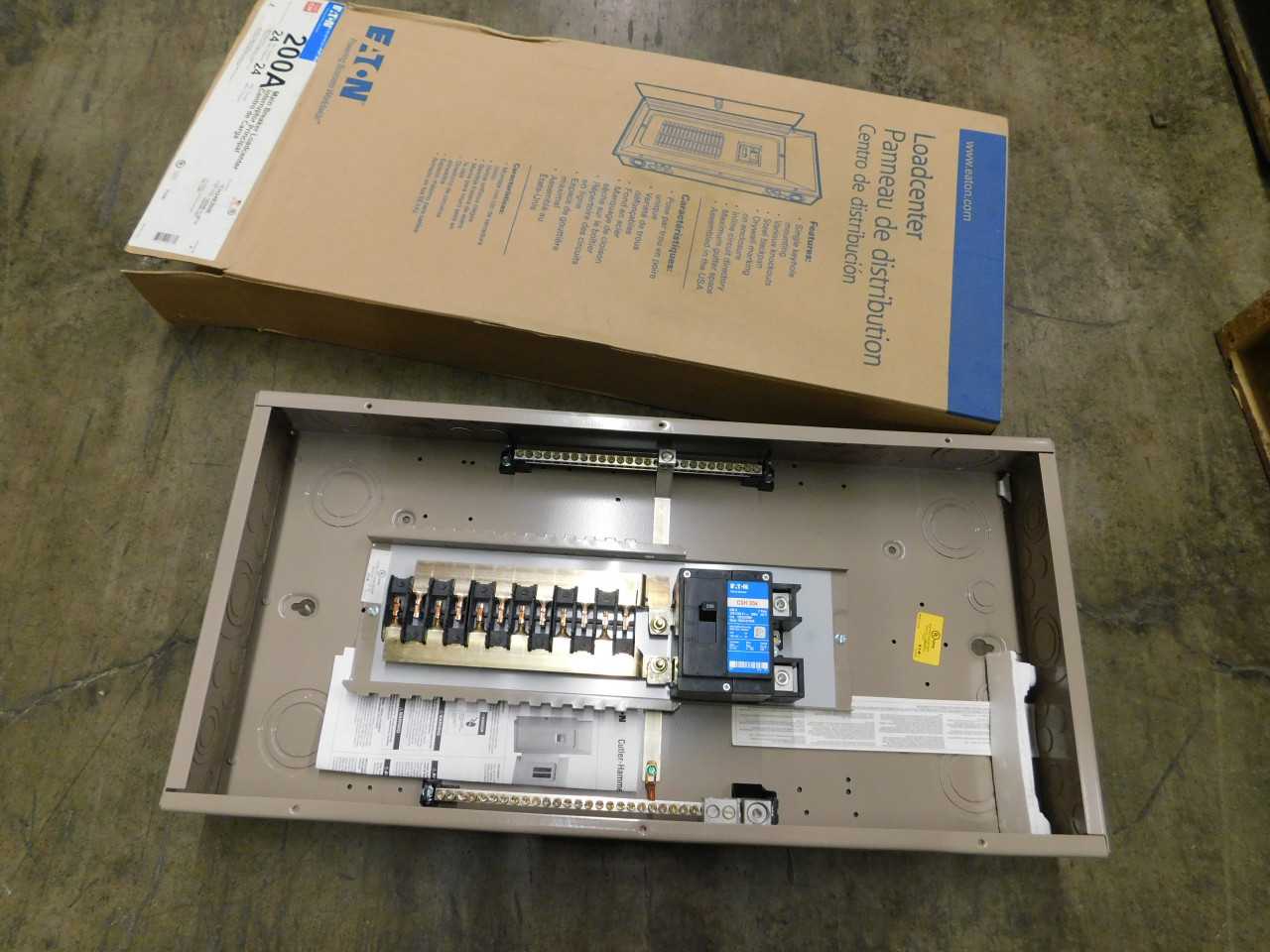 Lot of 2 Main Breaker Loadcenter - CIRCUIT BREAKERS