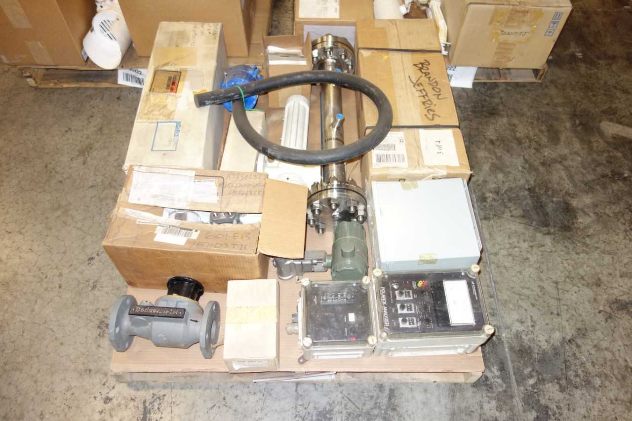 3 PALLETS OF ASSORTED TRANSMITTERS, FLOW METERS, SENSORS - INSTRUMENTATION