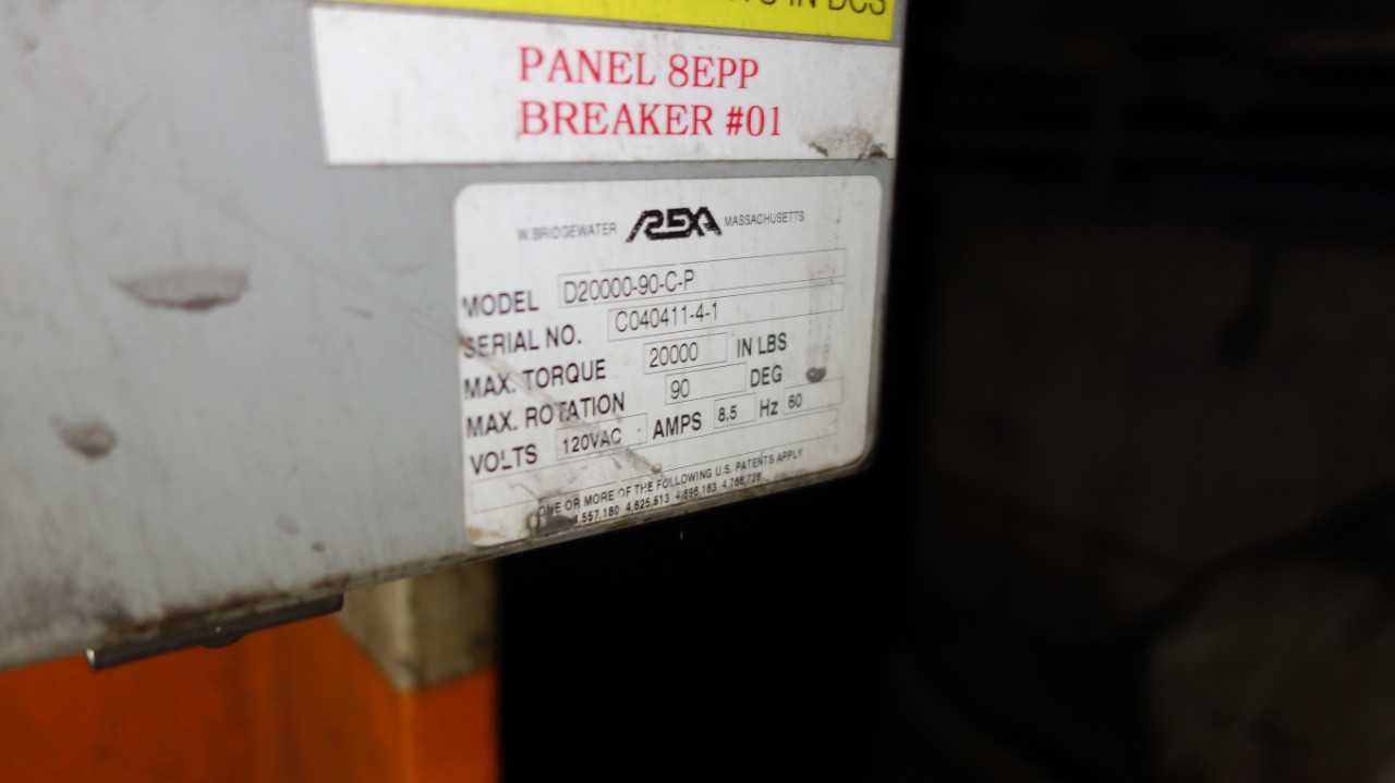REXA D20000-90-C-P SERVO DAMPER ACTUATOR - SERVO