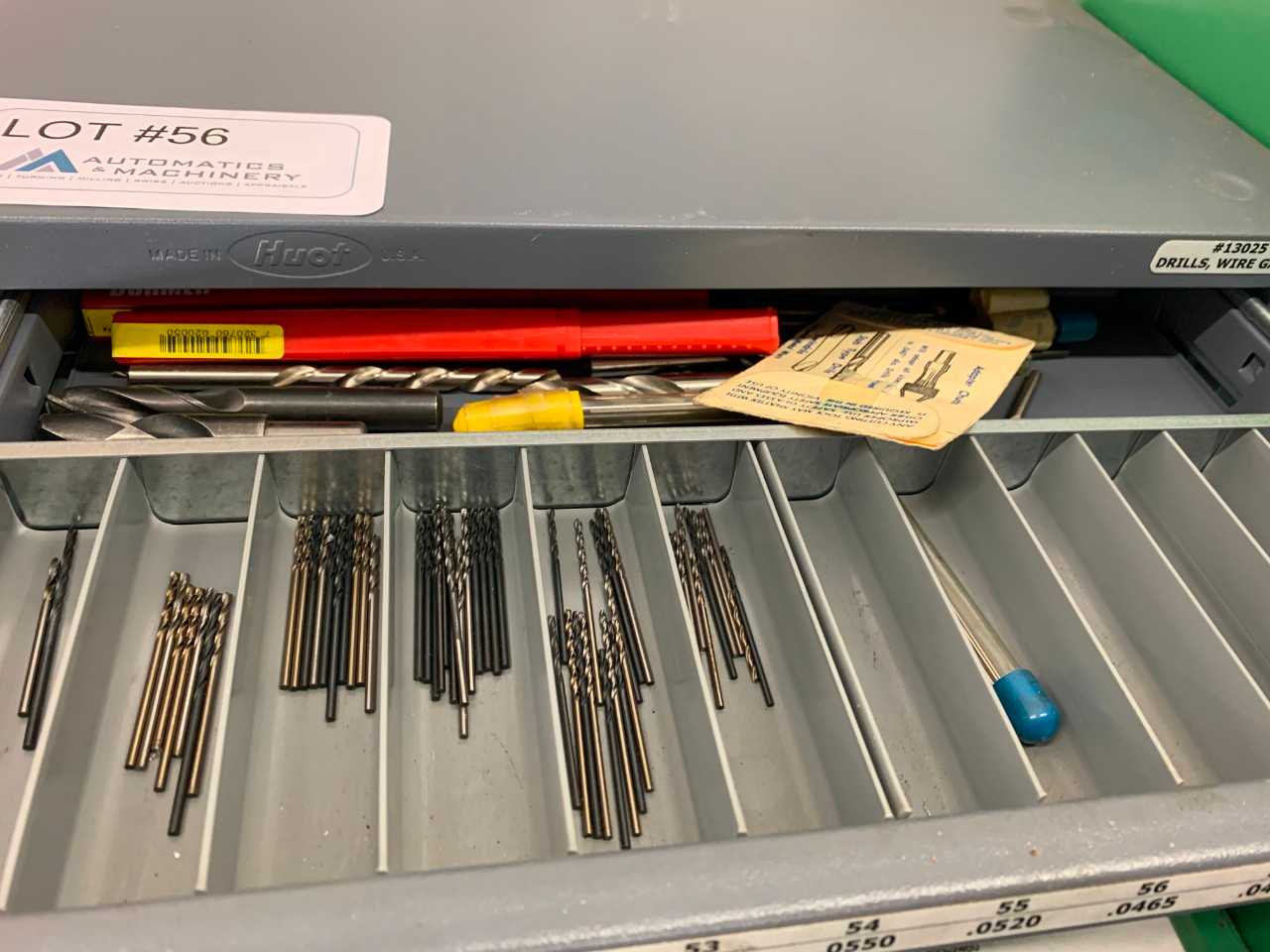 5 Drawer Drill Bit Organizer (Contents Included) - TOOL STORAGE