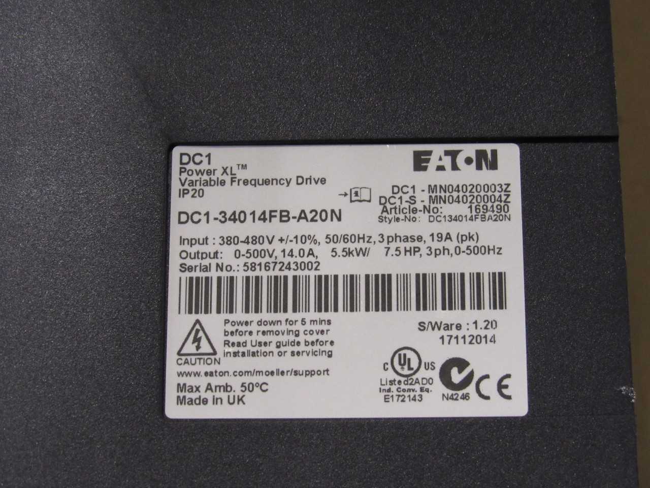 Eaton Frequency Drives - MOTOR DRIVES