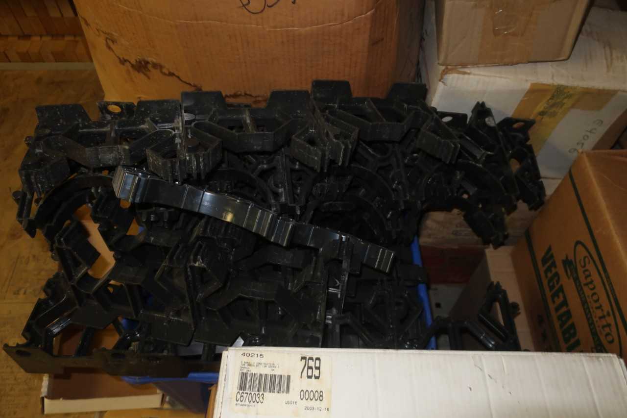 LOT OF ASSORTED PLASTIC PIPE SPACERS - PROCESS EQUIPMENT