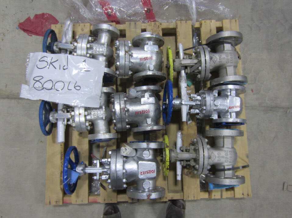 Skid #1: valves - INDUSTRIAL PARTS