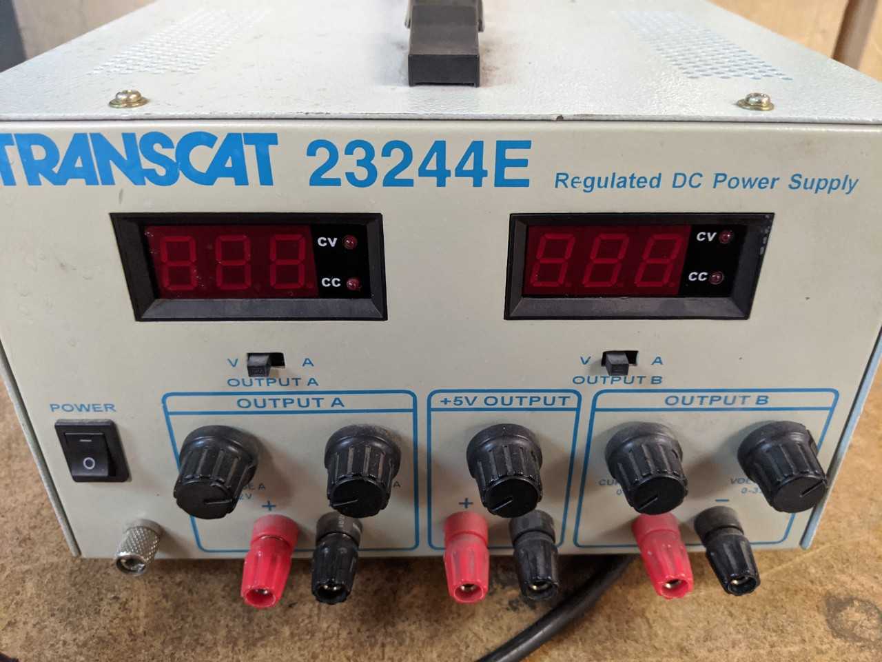Transcat 23244E Regulated DC Power Supply - METAL INSPECTION EQUIPMENT