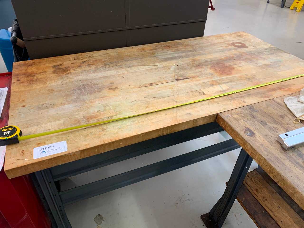 Butcher Block Workbench - PLANT & FACILITY