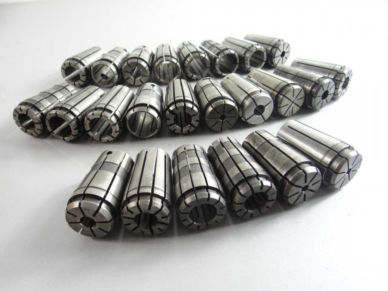 Lot of 24 TG100 Collets Erickson Valenite - MACHINING ACCESSORIES & TOOLING