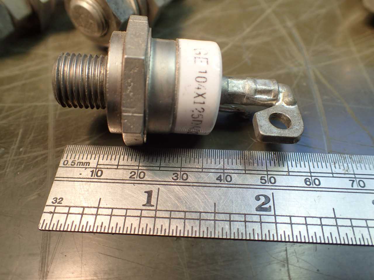 10 Piece Thyristor Lot: ECG5579, IR 2N1800 8521, GE C45MX54 104X125DA020, W 209C - ELECTRICAL COMPONENTS