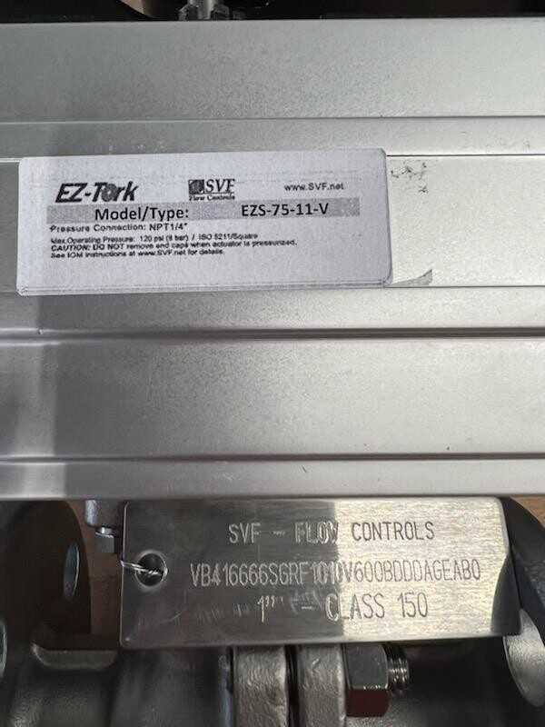 Lot of 17 - 1" SVF VB41 BALL VALVE, STAINLESS STEEL BODY, BALL, & STEM CONTROL VALVE - CONTROL VALVE