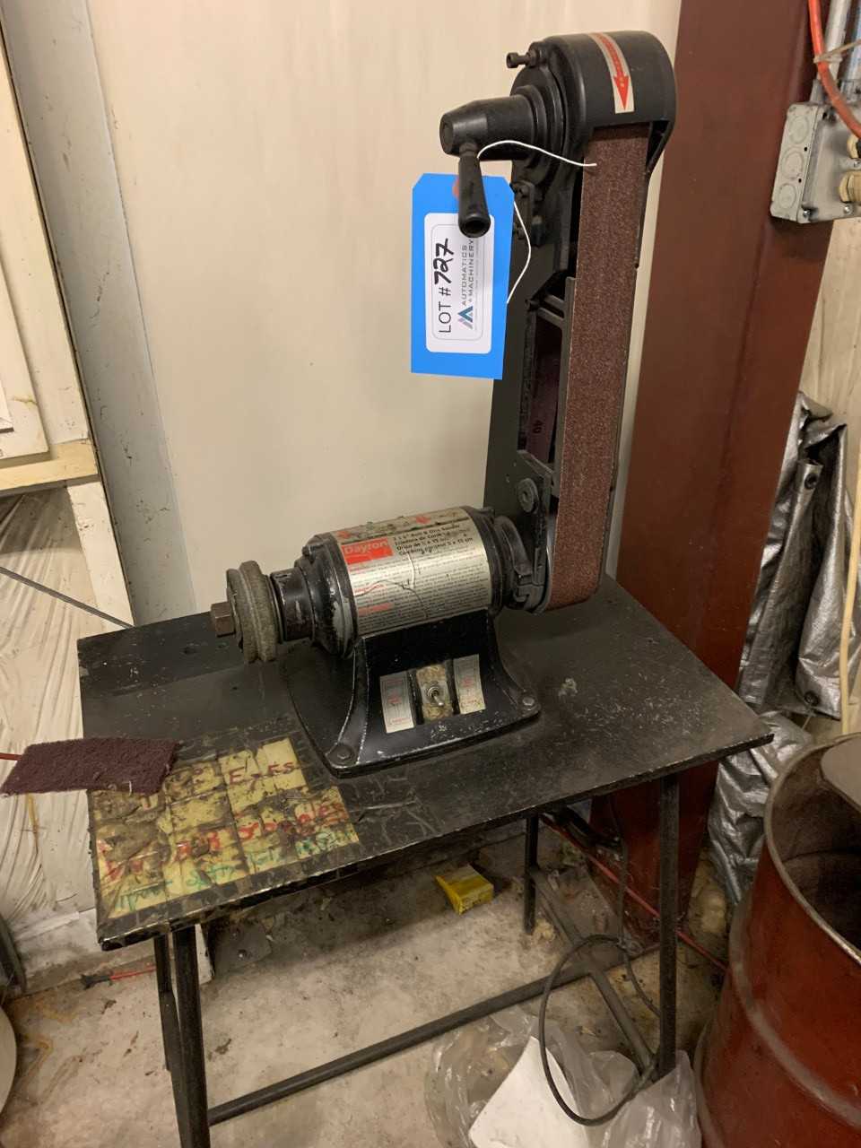 Dayton Belt Sander - SAND BLASTING MACHINE