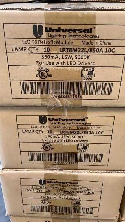 (500) ULT LED 4' Light Bulbs Everline T8 Retrofit LRT8M22L/850A - LIGHTING