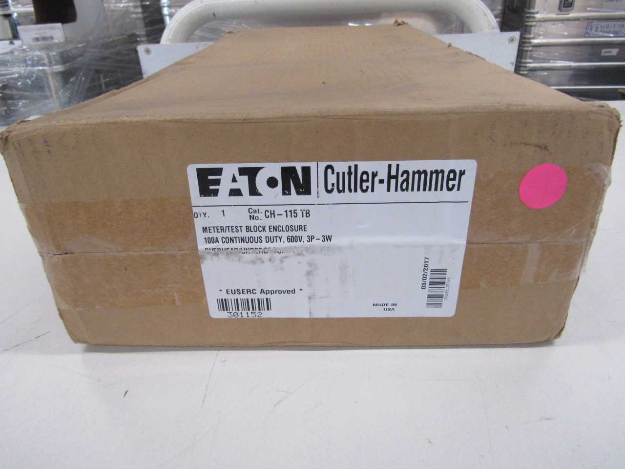 Lot of Quantity 1x CH115TB Electrical Enclosure - ELECTRICAL ENCLOSURES