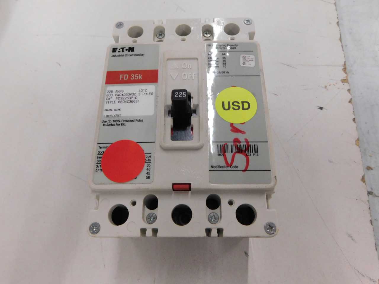 Lot of Quantity 1x FD3225 MCCB/Molded Case Circuit Breaker - CIRCUIT BREAKERS