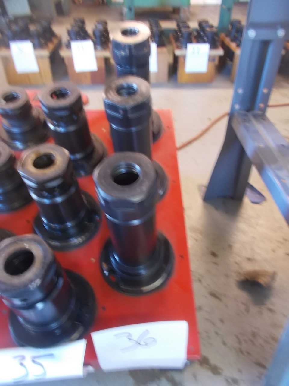 3 Kennametal Cat 50 TG100 Collet Holders - MACHINING ACCESSORIES & TOOLING